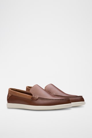 Mocasines de piel Bratton - Marrón