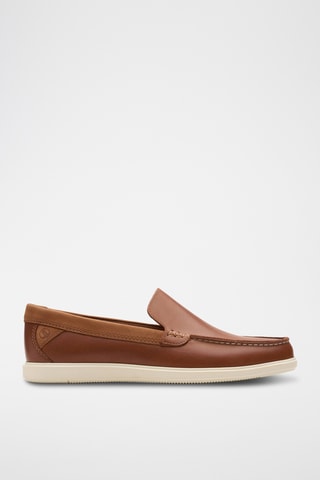 Mocasines de piel Bratton - Marrón
