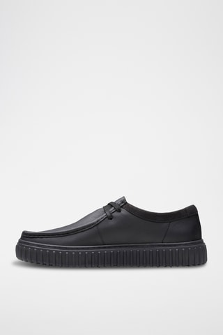 Derbies de piel con plataforma Torhill - Negro