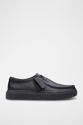 Derbies de piel con plataforma Torhill - Negro
