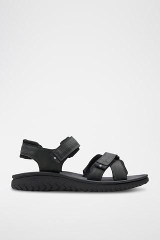 Sandalias de piel Wesley - Negro