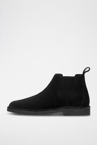 Botines Chelsea de nobuk Desert - Negro