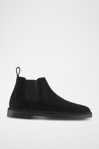 Botines Chelsea de nobuk Desert - Negro