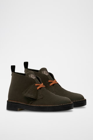 Botas de nobuk Desert - Verde oscuro