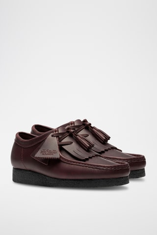 Mocasines de piel Wallabee - Burdeos
