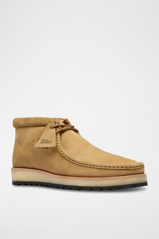 Botas de piel Wallabee - Beige
