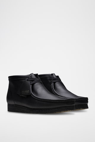 Botas de piel Wallabee - Negro