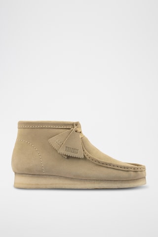 Botas de nobuk Wallabee - Beige