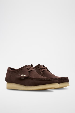 Mocasines de nobuk Wallabee - Marrón