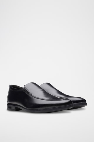 Mocasines de piel Howard - Negro