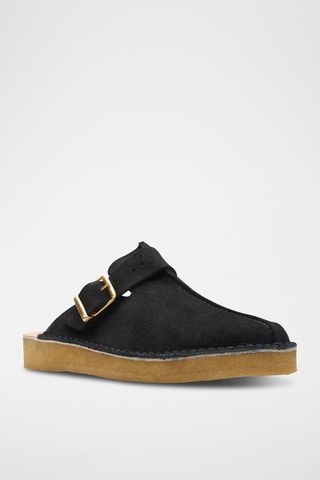 Zuecos de nobuk Trek - Negro