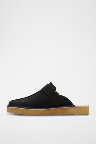 Zuecos de nobuk Trek - Negro