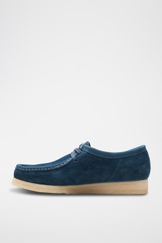 Mocasines de nobuk Wallabee - Azul