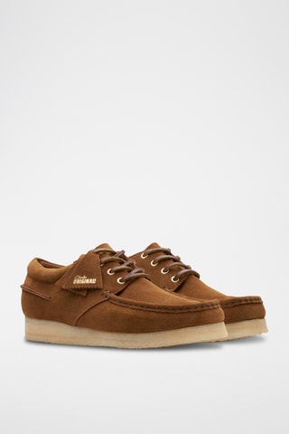 Náuticos de nobuk Wallabee - Marrón
