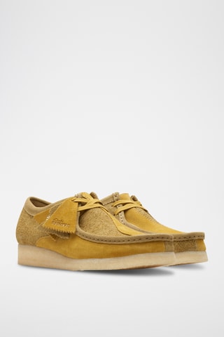 Mocasines de nobuk Wallabee - Amarillo