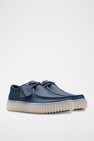 Derbies de piel con plataforma Torhill - Azul