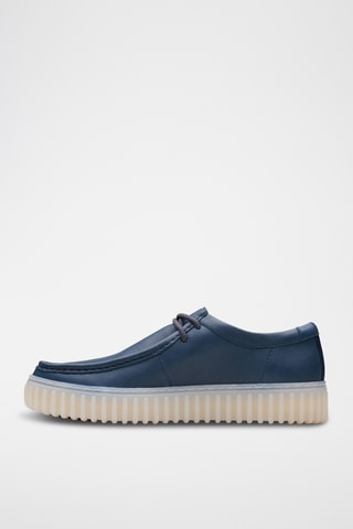 Derbies de piel con plataforma Torhill - Azul