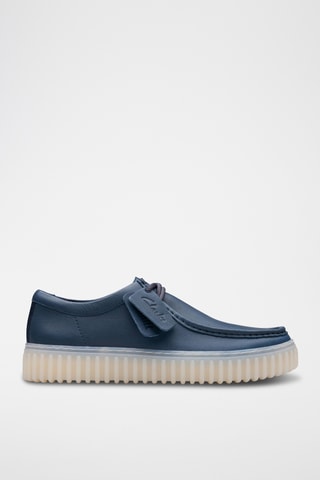 Derbies de piel con plataforma Torhill - Azul