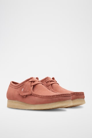 Mocasines de nobuk Wallabee - Rosa