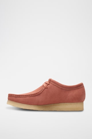 Mocasines de nobuk Wallabee - Rosa