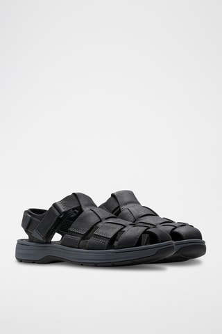 Sandalias de piel Saltway - Negro