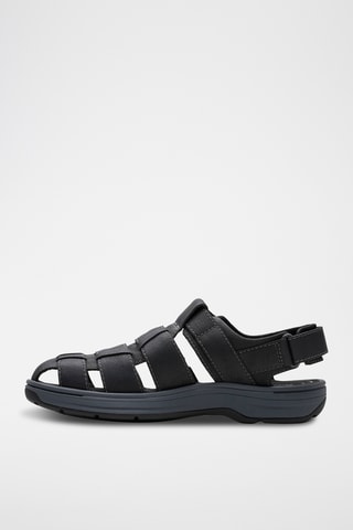 Sandalias de piel Saltway - Negro