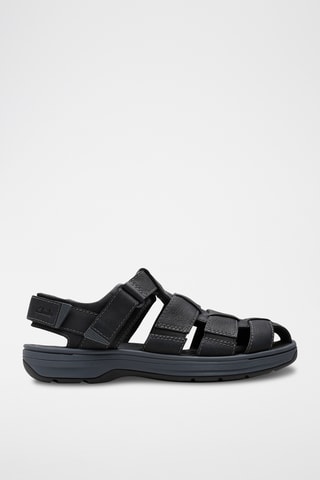 Sandalias de piel Saltway - Negro