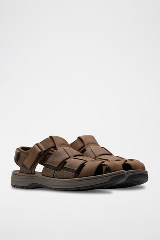 Sandalias de piel Saltway - Marrón