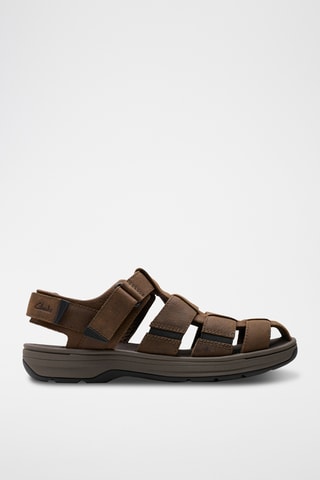 Sandalias de piel Saltway - Marrón