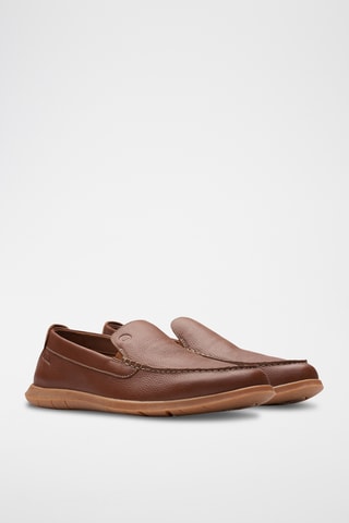 Mocasines de piel Flexway - Marrón