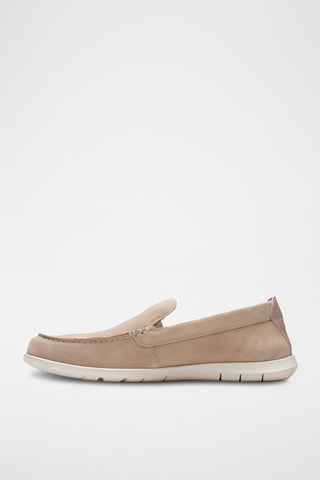 Mocasines de nobuk Flexway - Beige
