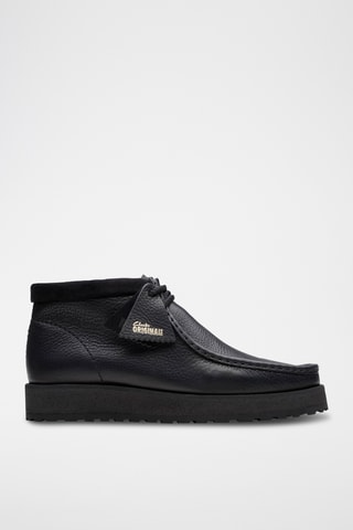 Botas de piel Wallabee - Negro