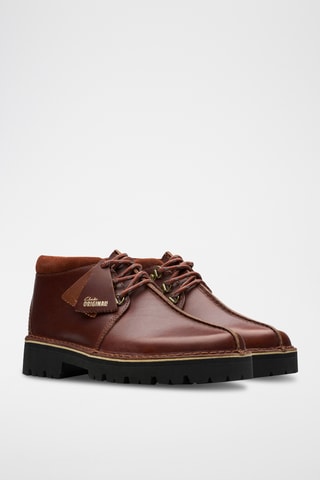 Zapatillas de trekking de piel Trek - Marrón