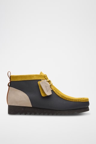 Botines de nobuk Wallabee2 - Amarillo y gris