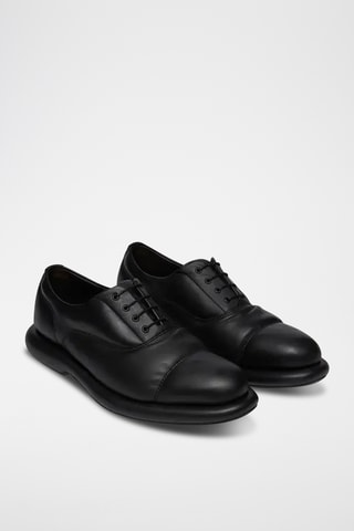 Richelieus de piel CUR - Negro