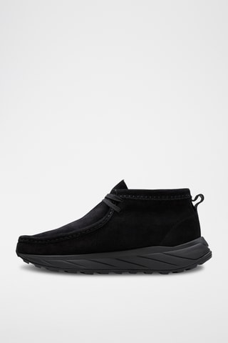 Botines de nobuk Wallabee - Negro