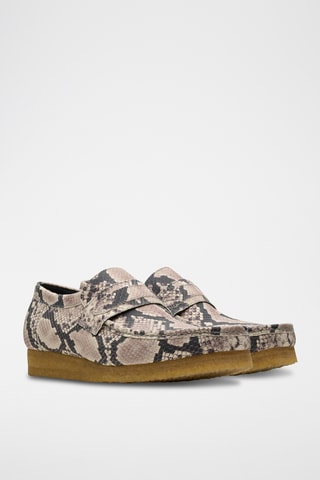 Mocasines de piel WallabeeLoafer - Beige