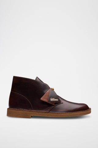 Botas de piel DSRTBoot - Burdeos