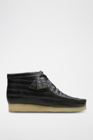 Botas de piel Wallabee - Negro