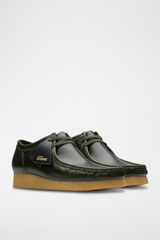 Mocasines de piel de cuña Wallabee - Verde