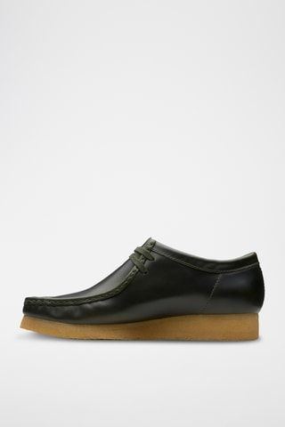 Mocasines de piel de cuña Wallabee - Verde