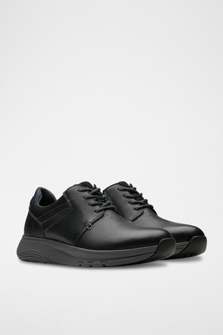 Zapatillas de piel Motion - Negro