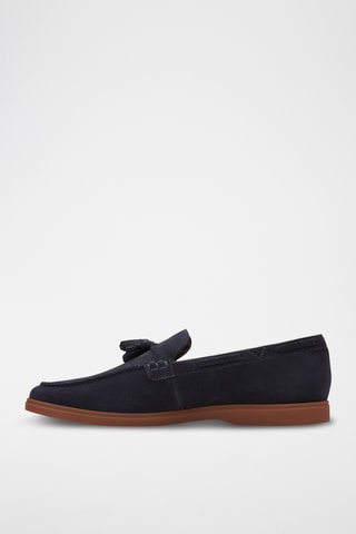 Mocasines de nobuk Torford - Azul marino