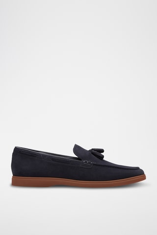 Mocasines de nobuk Torford - Azul marino
