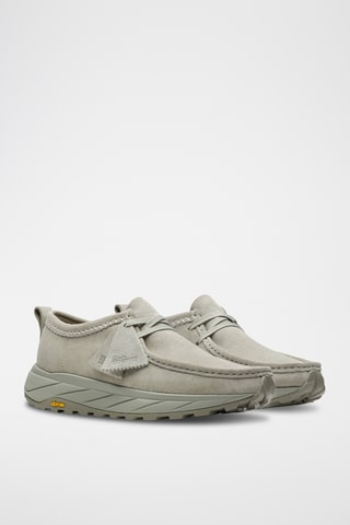Zapatillas de nobuk con plataforma Walla - Beige