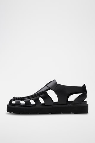 Sandalias de piel Meadow - Negro