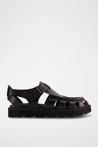 Sandalias de piel Meadow - Negro