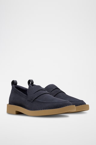 Mocasines de nobuk Martock - Azul marino