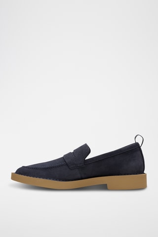 Mocasines de nobuk Martock - Azul marino