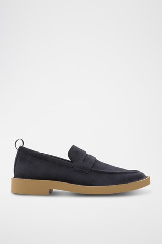 Mocasines de nobuk Martock - Azul marino